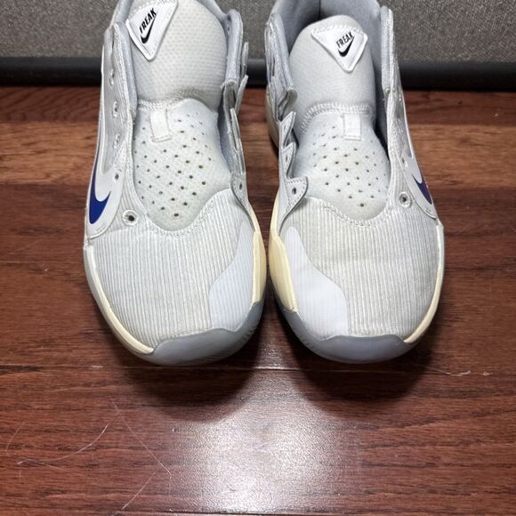 NIKE ZOOM FREAK 2 ID WHITE BLUE BASKETBALL SHOES CW0619-991 AMERICAN FLAG 8.5 - Picture 10 of 14